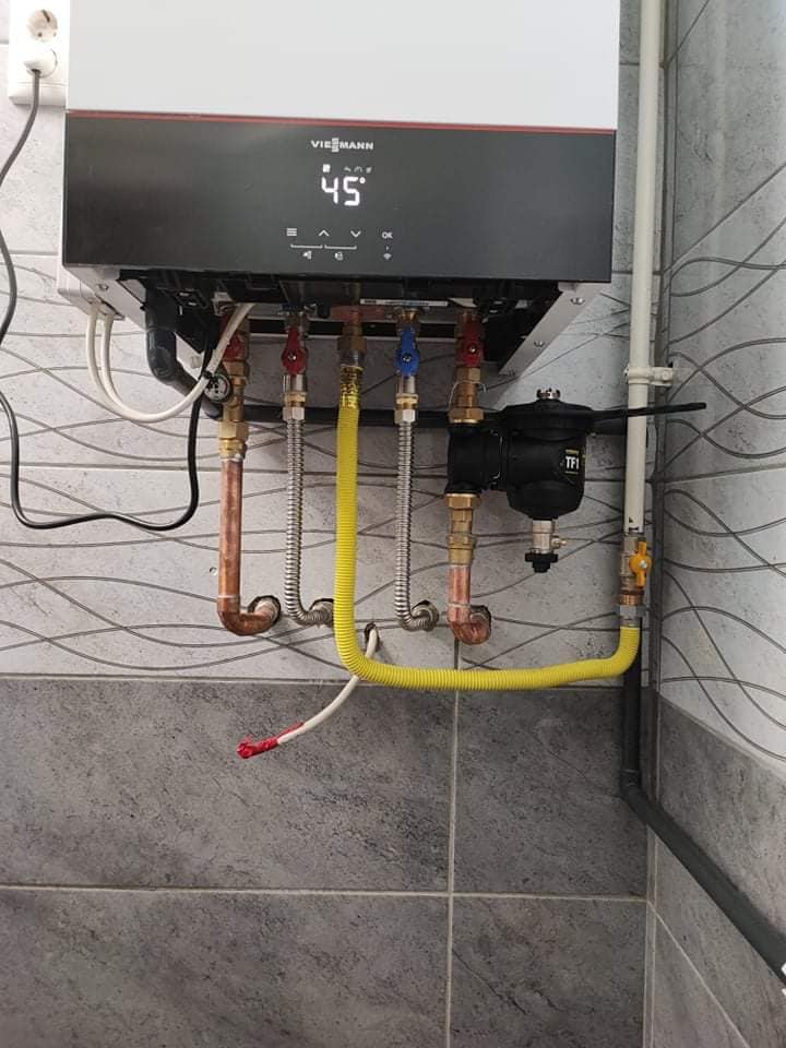 Viessmann kazán bekötése kazáncserénél